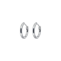 Emilia Small Silver Hoops