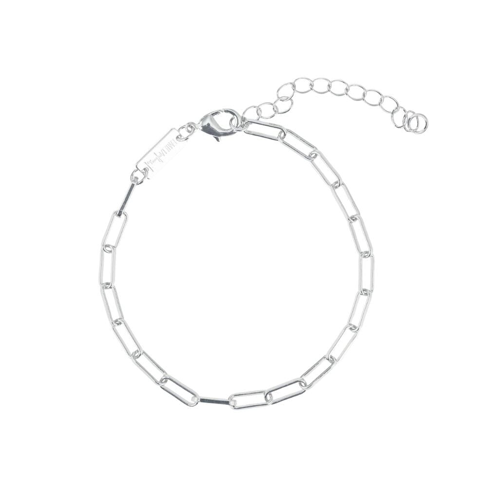 Emilia Thick Chain Bracelet 16-20 cm Silver