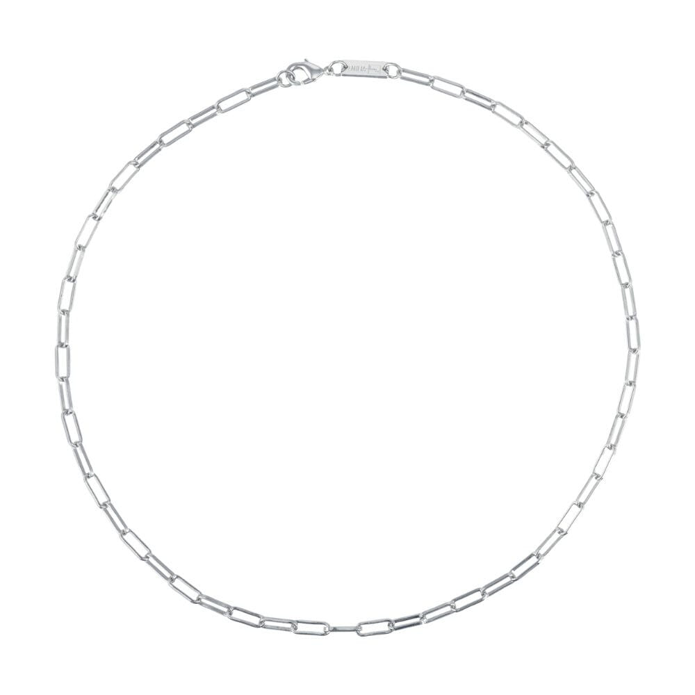 Emilia Thick Chain Necklace 45 cm Silver