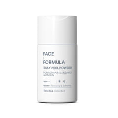 Face Formula Easy Peel Powder peeling enzymer kjemisk eksfoliering sensitiv hud hudpleie glød