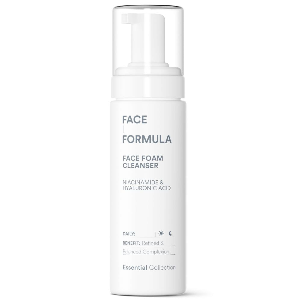 Face Formula Face Foam Cleanser, 150ml, 50ml, niacinamide, alle hudtyper, fuktighet, oslo, beths 