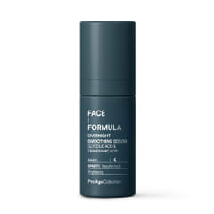 Face Formula Overnight Smoothing Serum glykolsyre pigment antiage eksfolierende fuktighet nattkrem hud hudpleie oslo beths