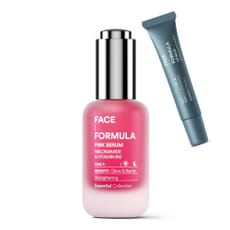 Face Formula Pink Serum fuktighet niacinamide glød beroligende styrker hudbarrieren Elixir Oslo Beths kampanje
