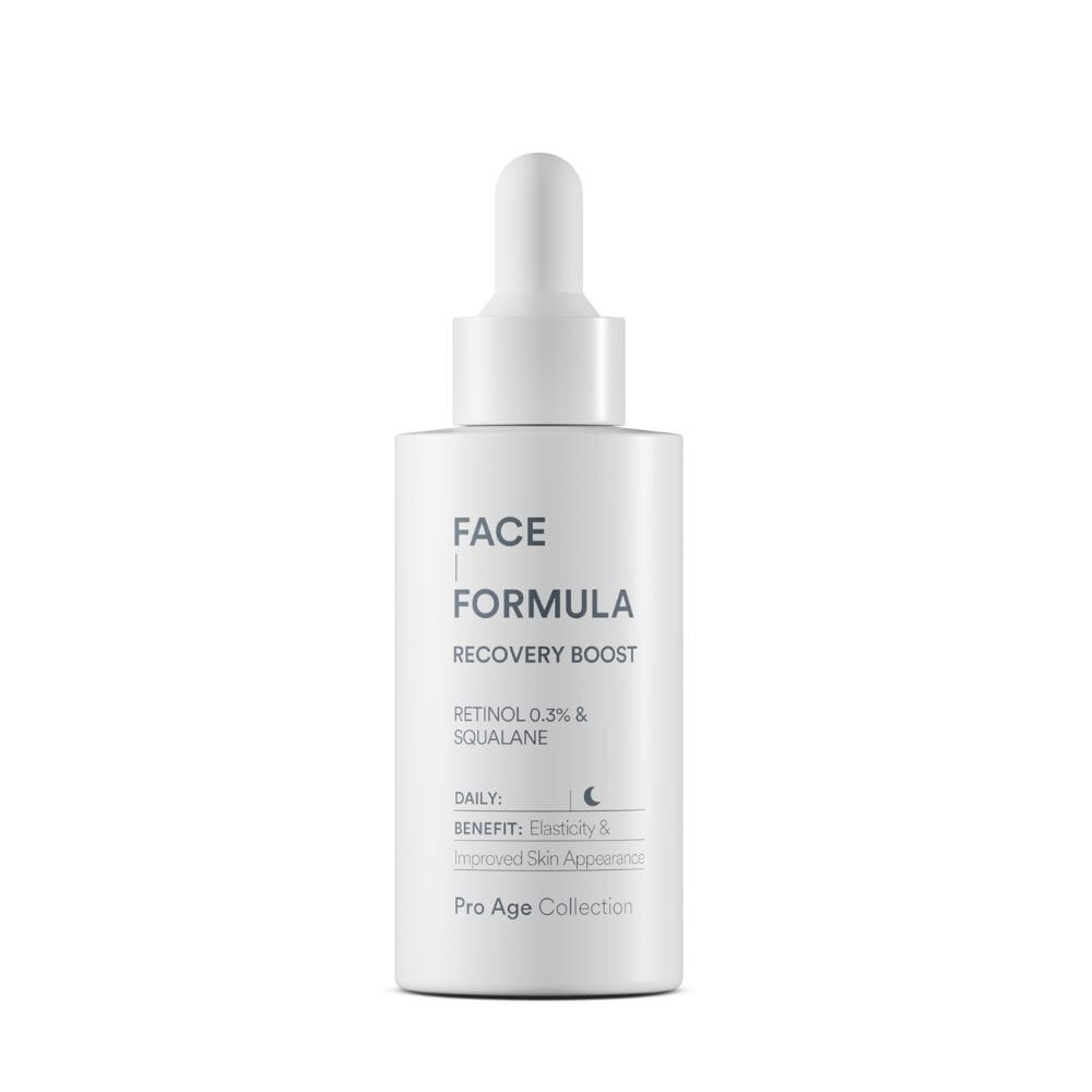 Face Formula Recovery Boost retinol antiage linjer og rynker oppstrammende pro age elastisitet jevnere hudtone oslo beths 
