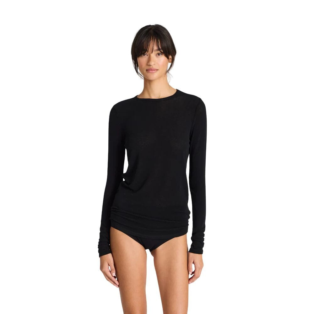 Gai+Lisva Thyra Wool Top Black