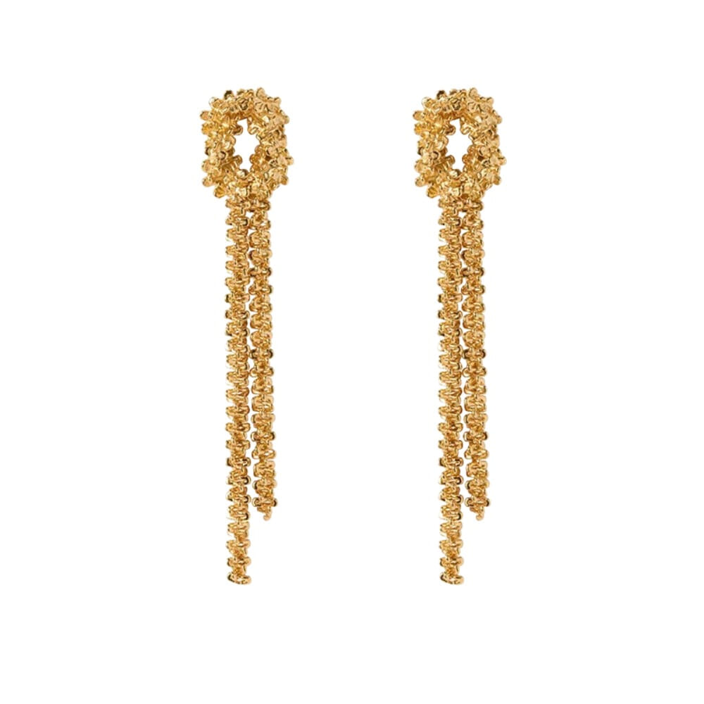 Gemma Statement Earrings Gold