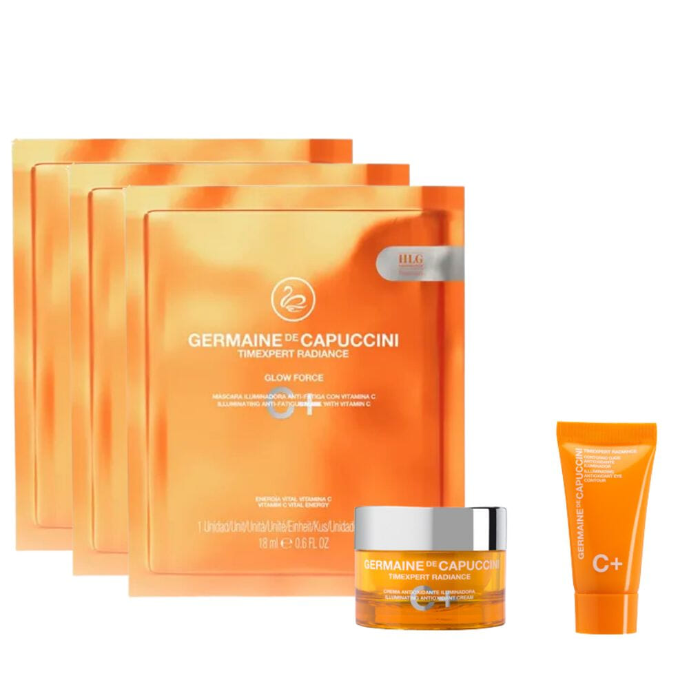 Germaine De Capuccini Glow Travel Set glød reisekit vitamin C 