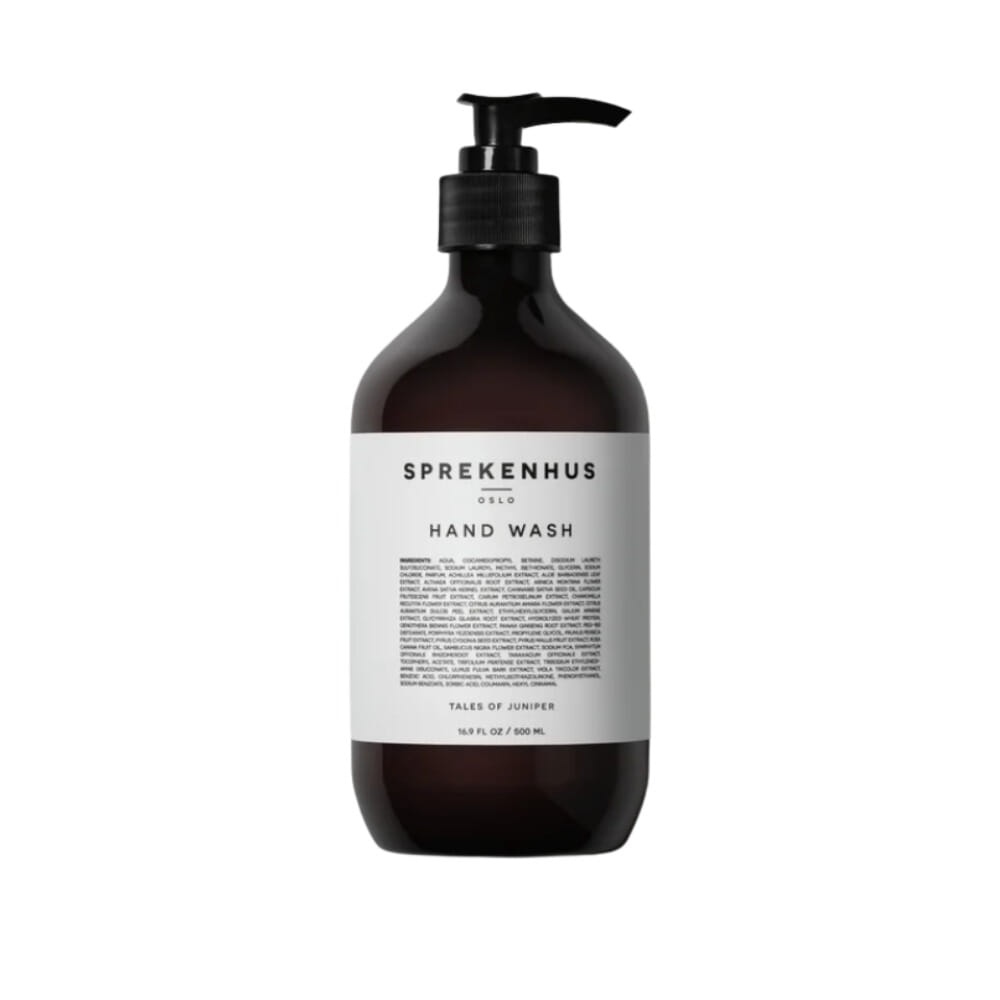 Sprekenhus Hand wash large Tales of juniper mykgjørende håndsåpe lukter god gir næring vaske hender lukseriøs såpe 