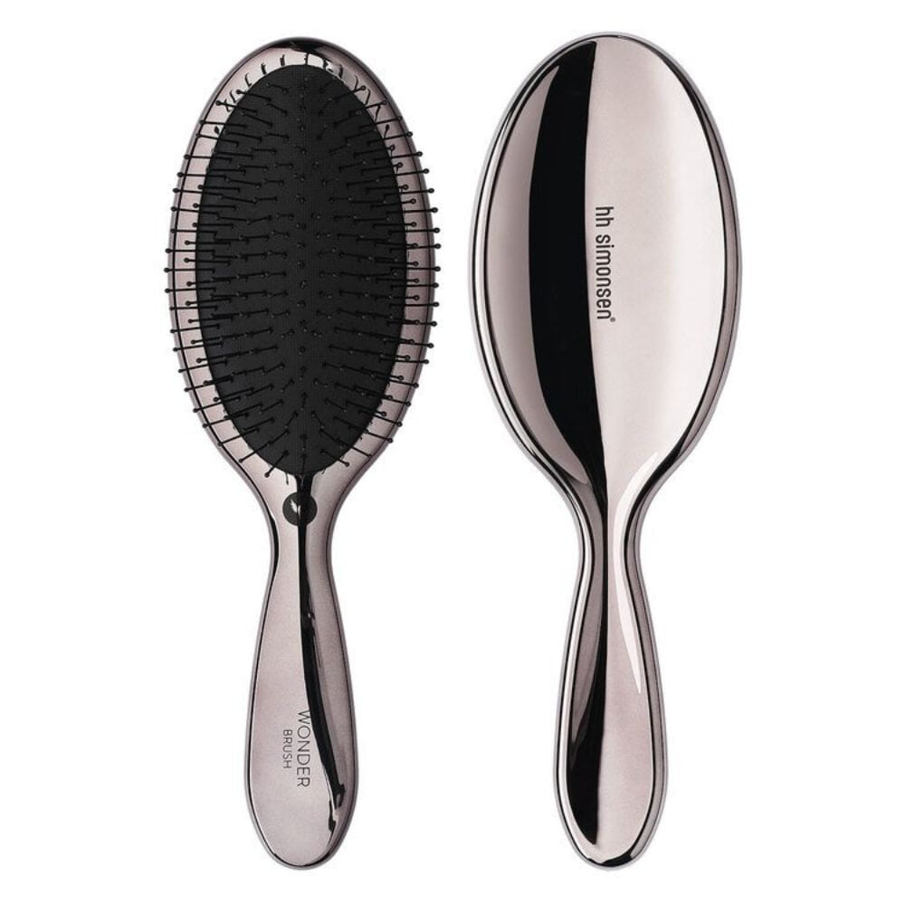 HH Moonrise Wonder Brush-Gun Metal, hår, hårbørste, vått eller tørt hår, HH Simonsen