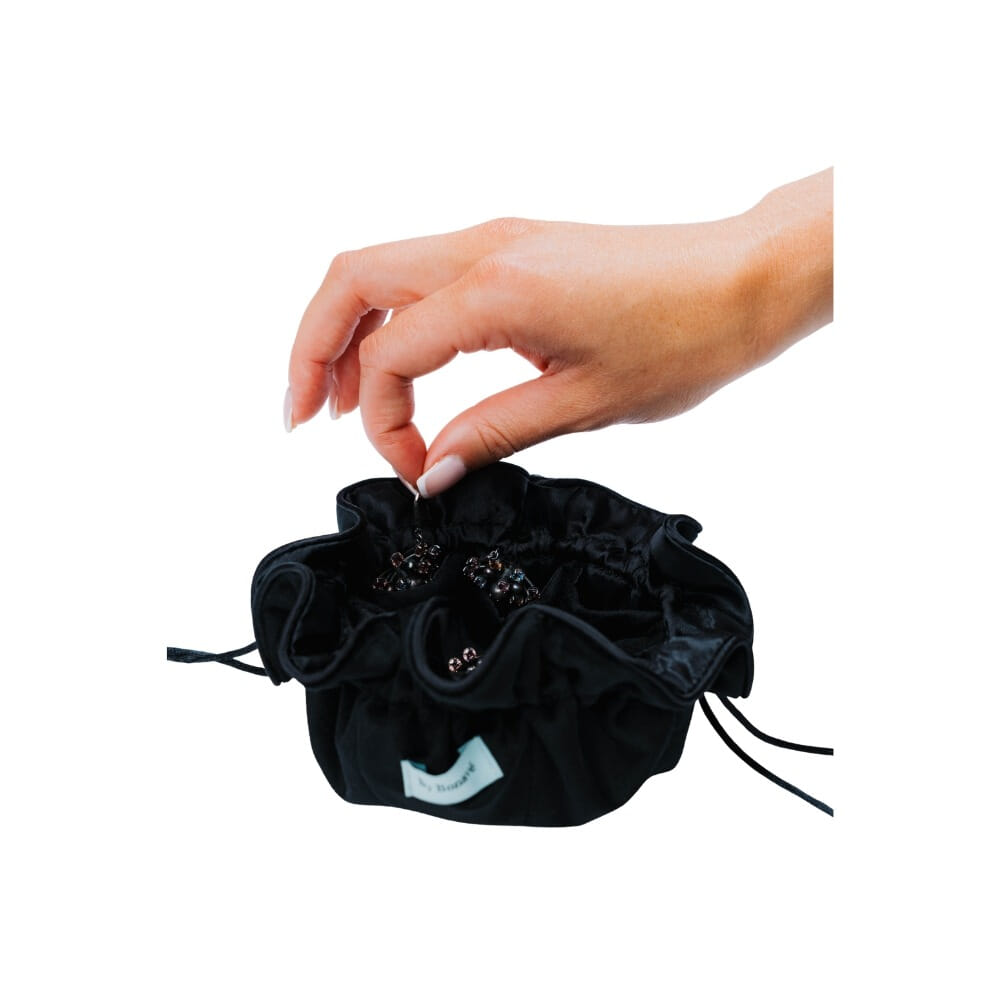 By Bonave Jewellery Pouch Black smykkeskrin til reise