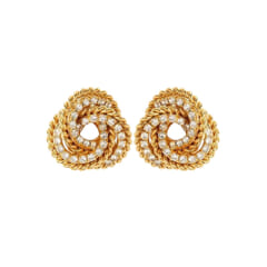 Juliette Earrings Gold Crystal