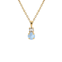 Leah Necklace Gold - Sky Combo