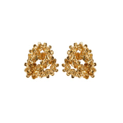 Caroline S Mini Gemma Earrings Gold