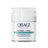 Obagi Medical Retinol + PHA Refining Night Cream, retinolprodukt, retinolkrem, linjer og rynker, pigmentering, ujevn hudtone, nattkrem, oslo, beths