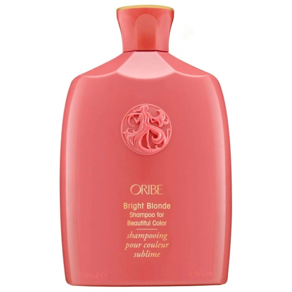 bright blonde shampoo for beautiful color, oribe lillashampoo, oribe shampo for blondt hår, shampo for blondt hår, shampo mot gulskjær