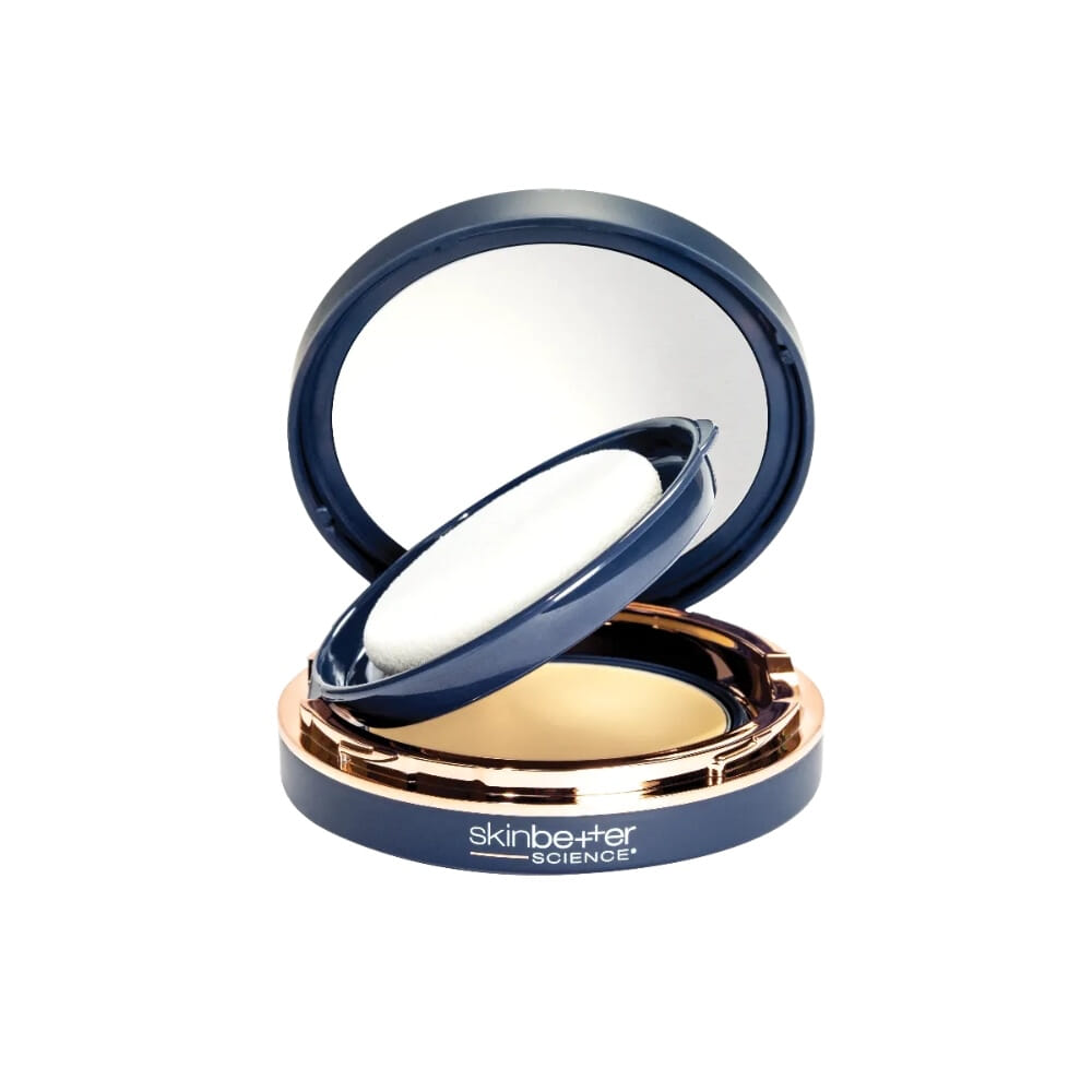 Skinbetter Tone Smart SPF 50+ Sunscreen Compact, solkrem, solpudder, naturlig, fysisk filter, uva, uvb, pigment, sensitiv, dekkende, utjevnende, oslo, beths, solskydd, sminke, farge, 