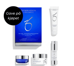 ZO Daily Skincare Program, kit, fukt, glød, porer, reisestørrelse, serum, krem, pads, rens, skrubb, Beths, Oslo, gave på kjøpet