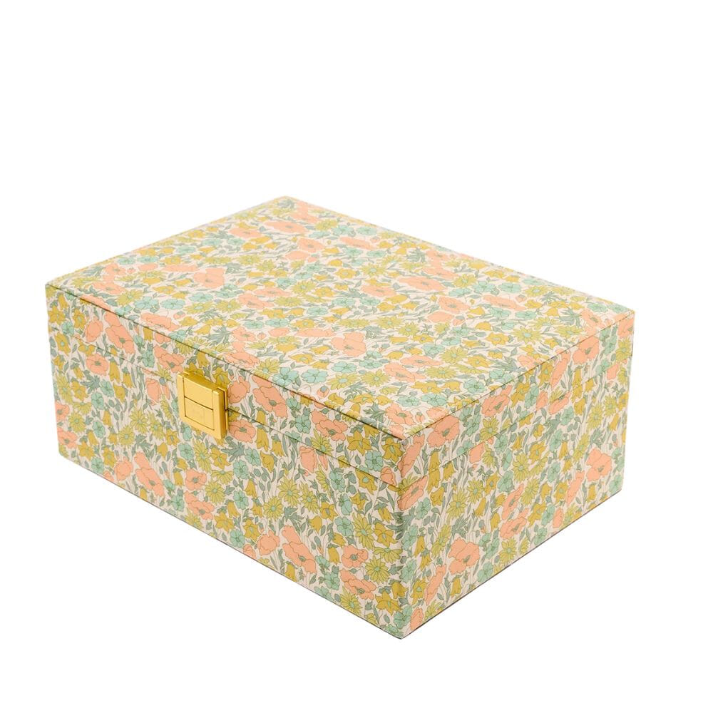 Smykkeskrin Square Liberty Poppy & Daisy Pastel