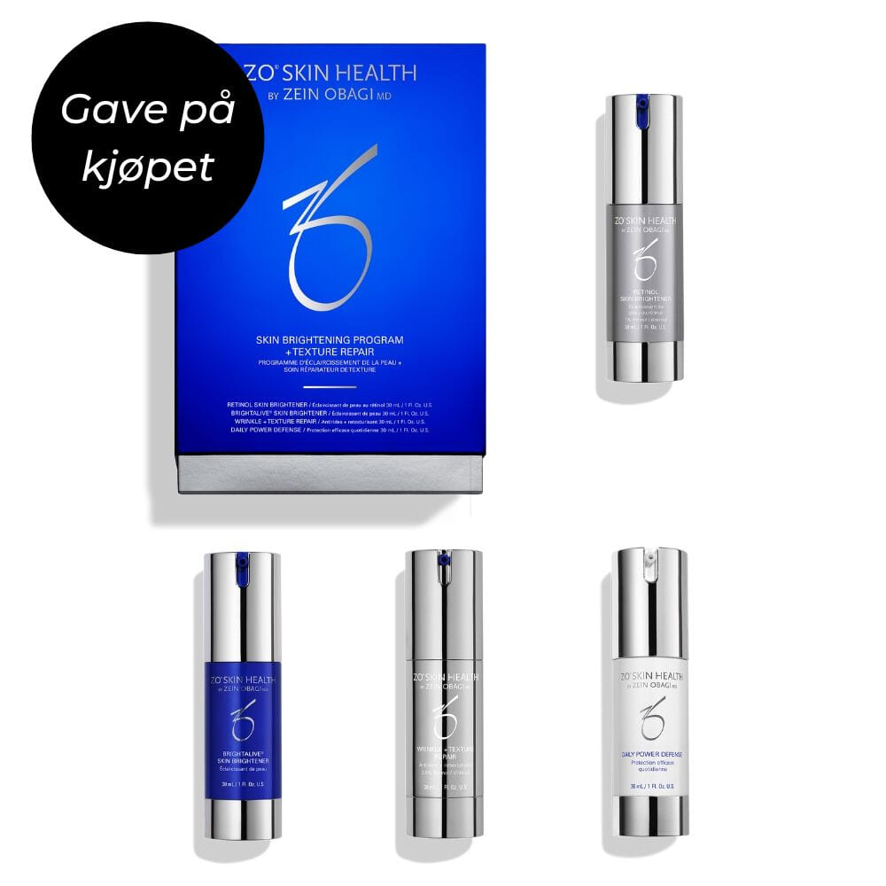 KAMPANJE Skin Brightening Program + Texture Repair Kit Få med gave