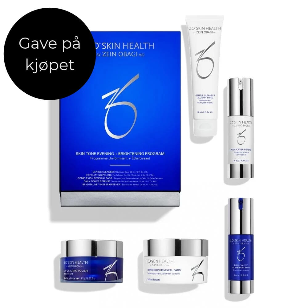 zo skin tone evening and brightening program kampanje gave på kjøpet forebygger pigment