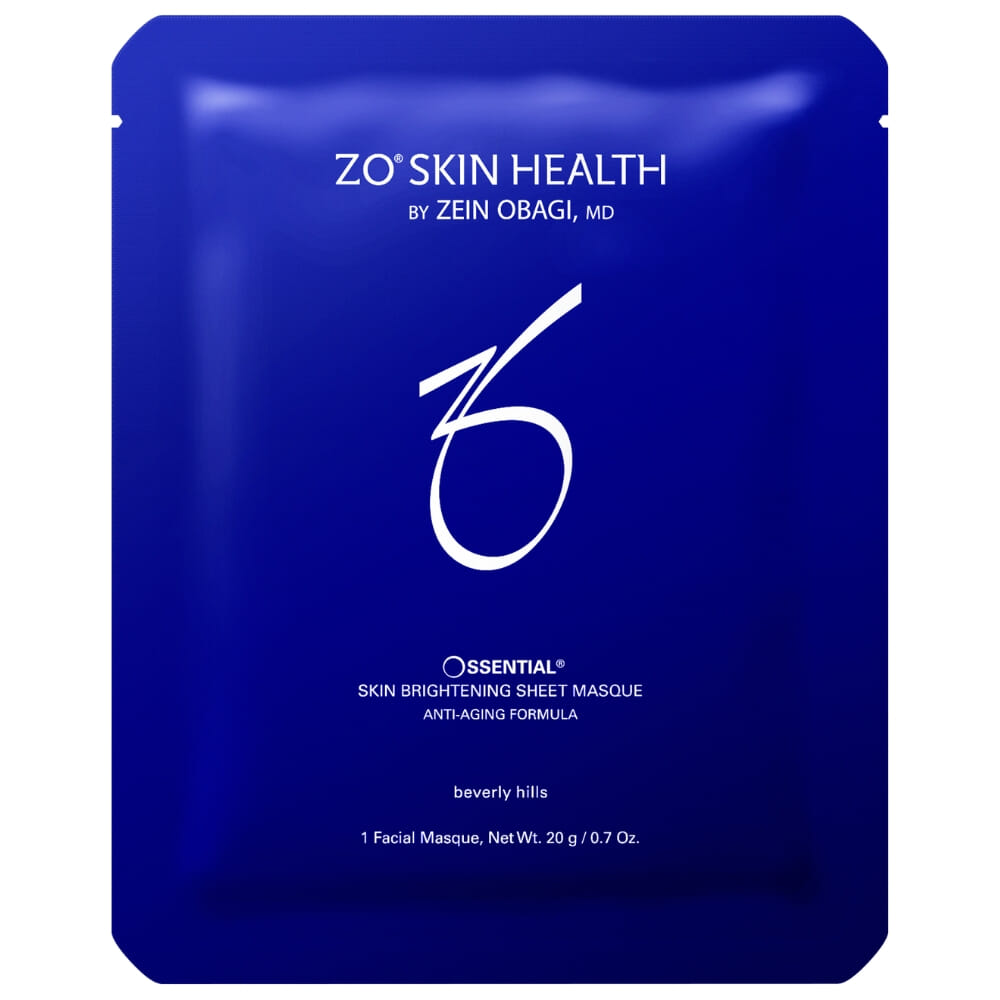 ZO Skin Health Skin Brightening Sheet Masque maske hjemmebehandling fuktighet glød oslo beths beauty zein obagi